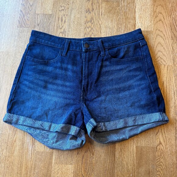 Old Navy High Rise Wow Shorts Dark Wash Size 8 - Picture 2 of 12